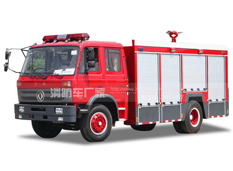 【东风牌】153双排座6吨水罐消防车
