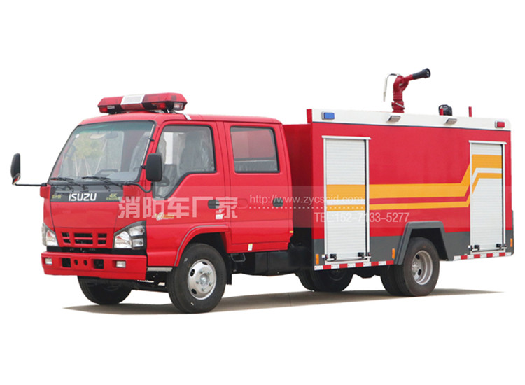 【五十铃】600P 4吨水罐消防车