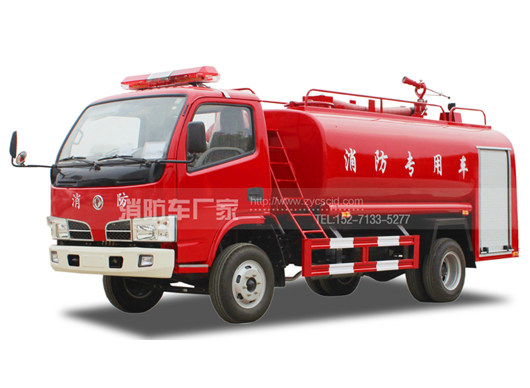 4吨东风福瑞卡单排消防洒水车