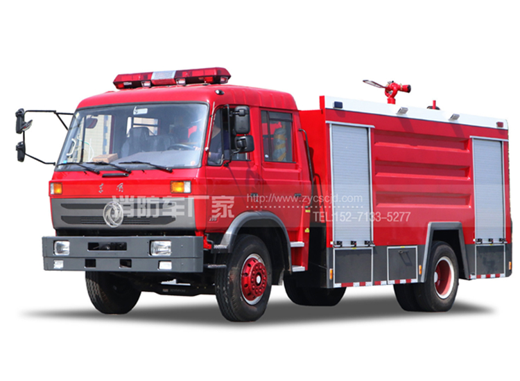 【东风牌】153双排座8吨水罐消防车